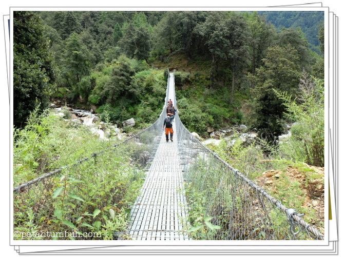 Jembatan Penyeberangan Awal Dagala Trek - Bhutan