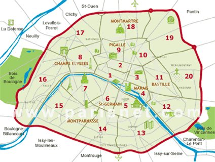 Paris Map